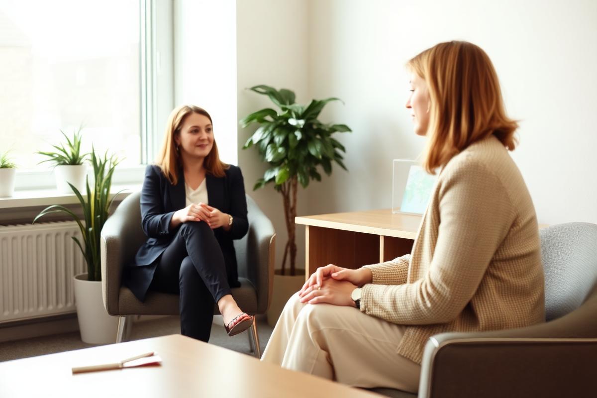 An employee in a tense one-to-one meeting with a manager, illustrating what to do in the UK when disclosing a disability at work backfires.